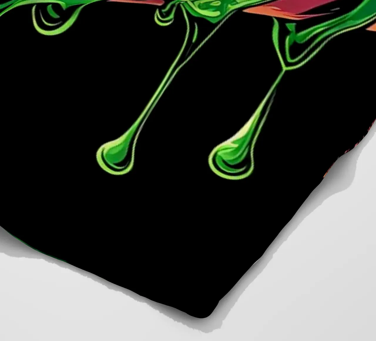 Salsiccia che cola - Pop Art coperta in pile da ColorCrash Gallery