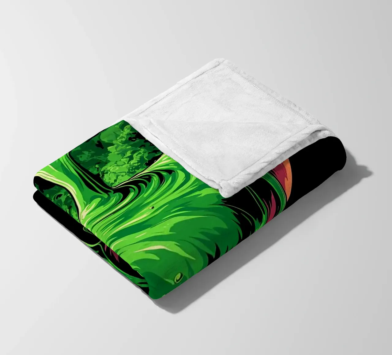 Salsiccia che cola - Pop Art coperta in pile da ColorCrash Gallery