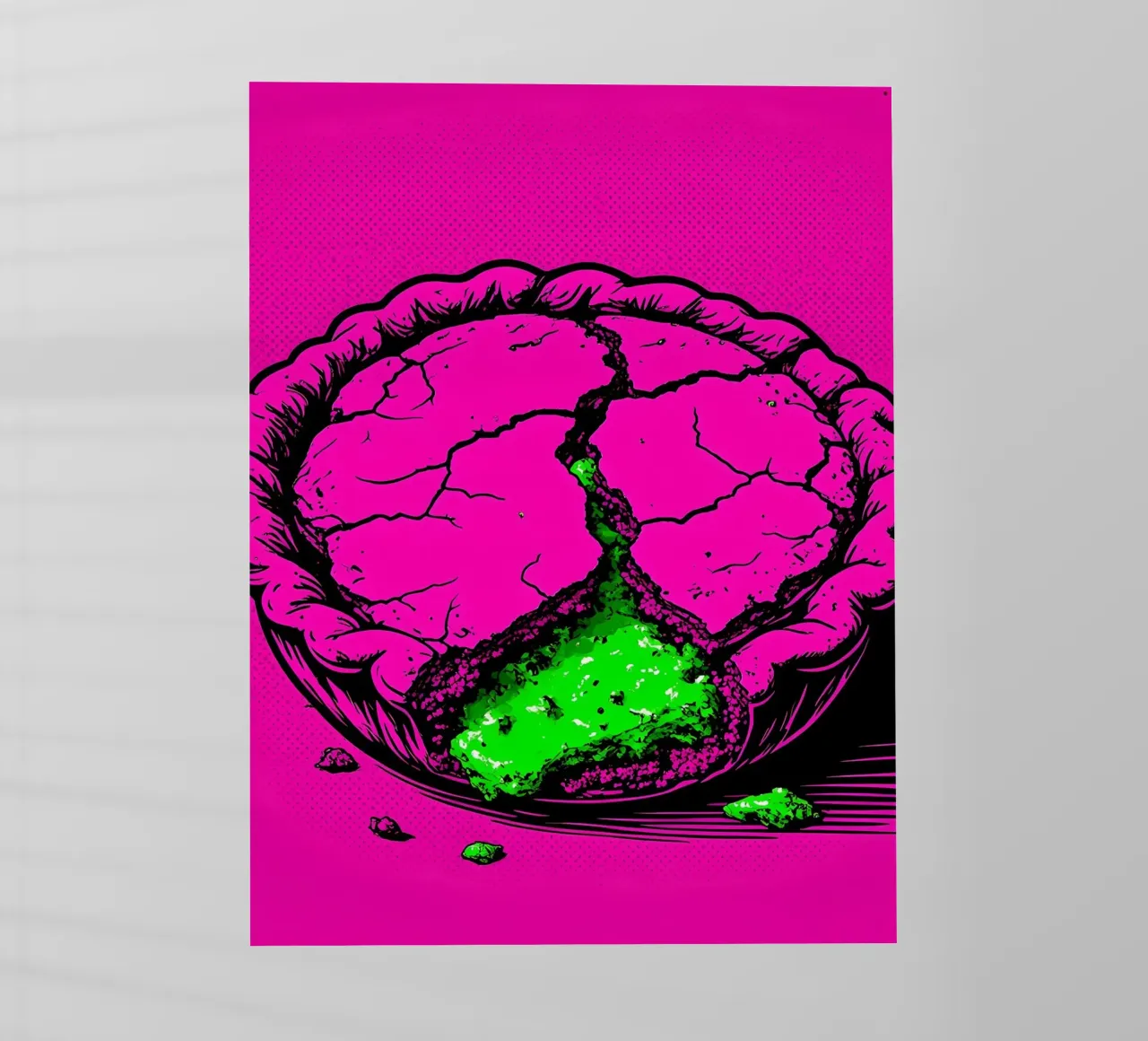 Torta dessert - Pop Art pellicola backlit da ColorCrash Gallery