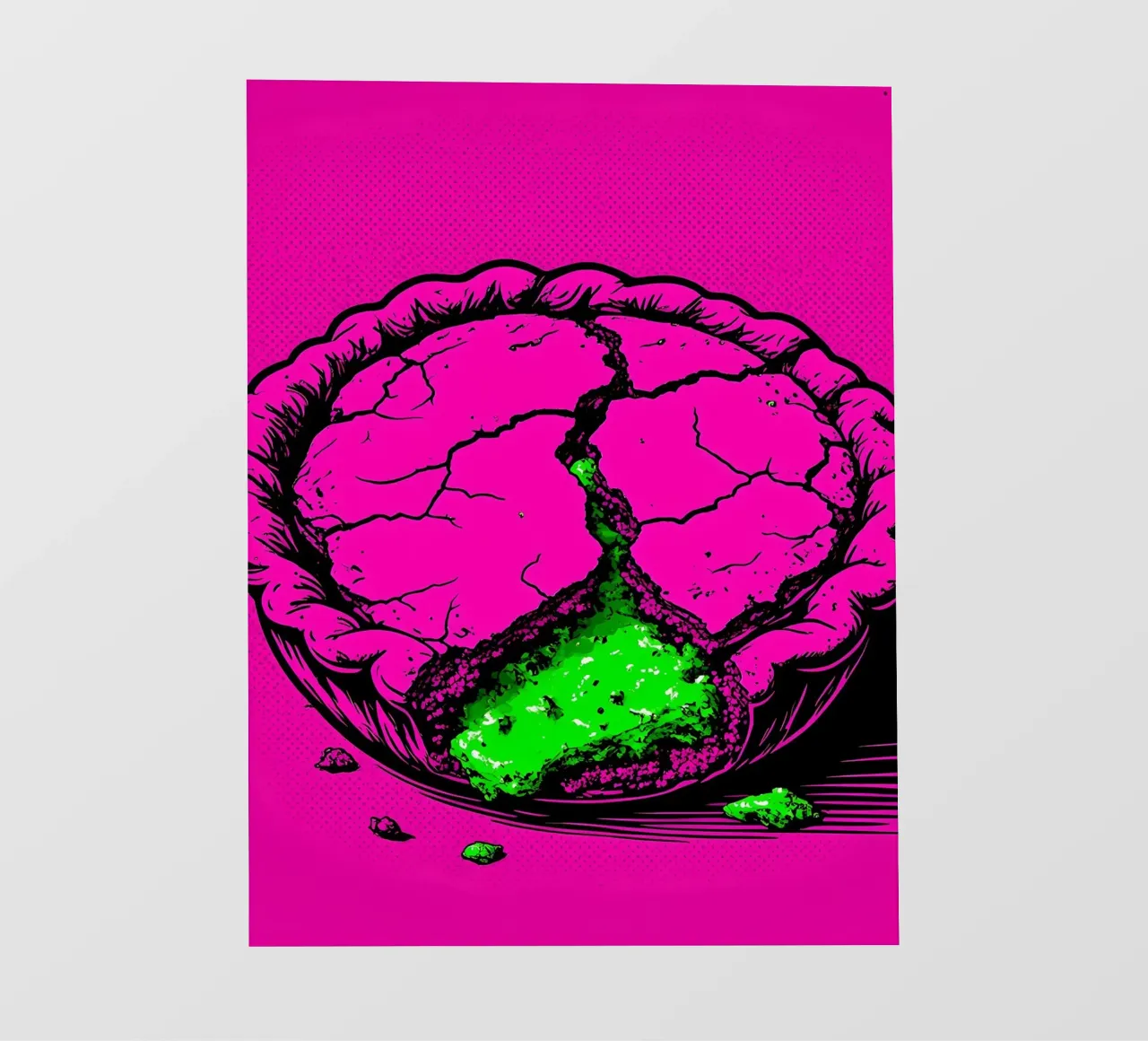 Torta dessert - Pop Art telo in pvc da ColorCrash Gallery