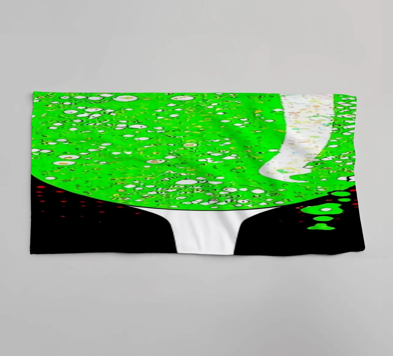 flute per champagne - Pop Art asciugamano da bagno da ColorCrash Gallery