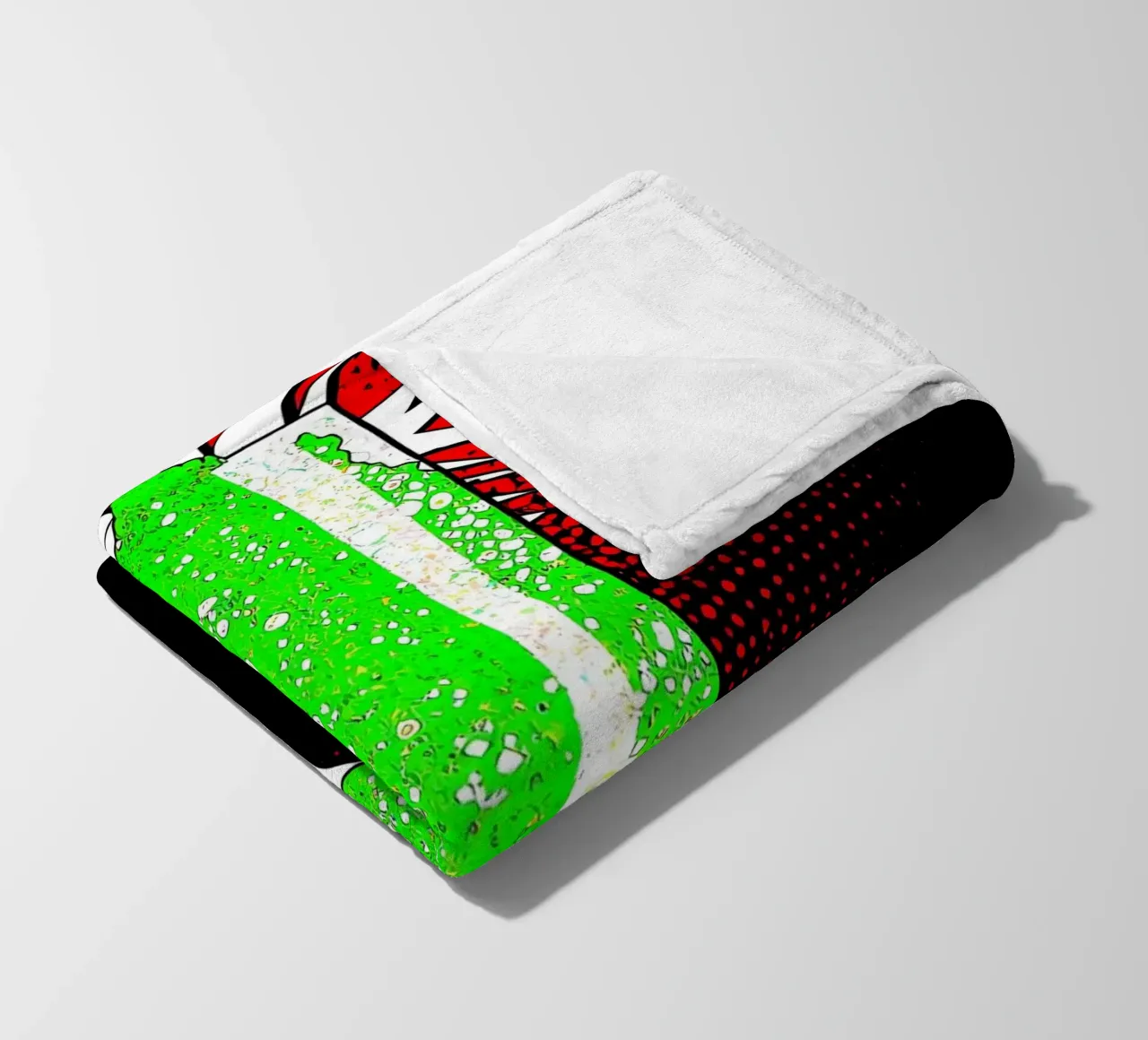 flute per champagne - Pop Art coperta in pile da ColorCrash Gallery