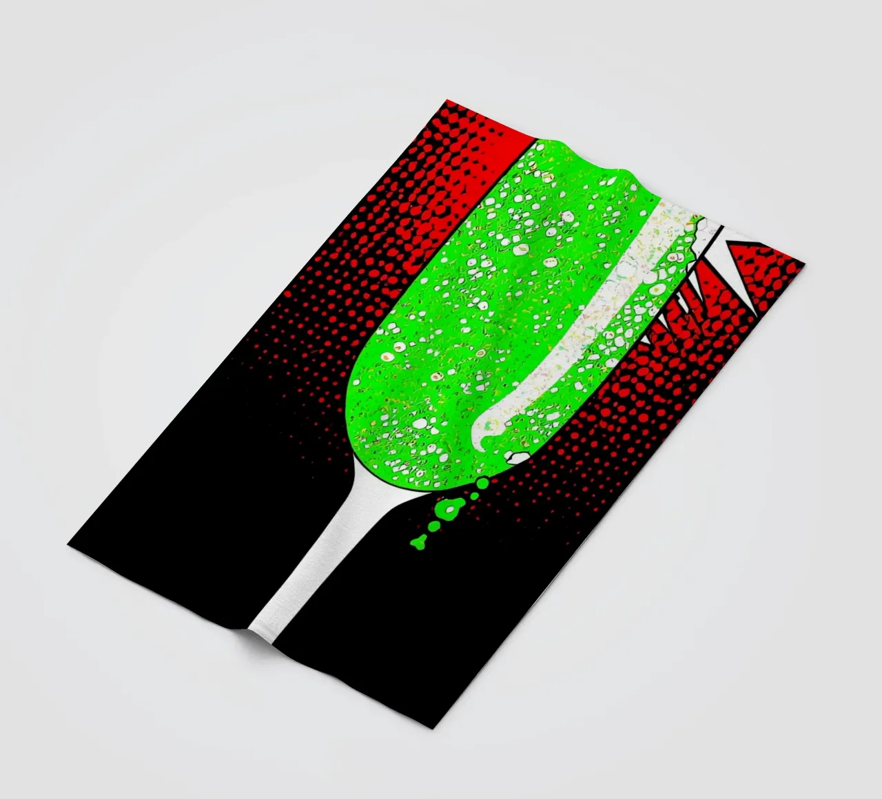 flute per champagne - Pop Art coperta in pile da ColorCrash Gallery