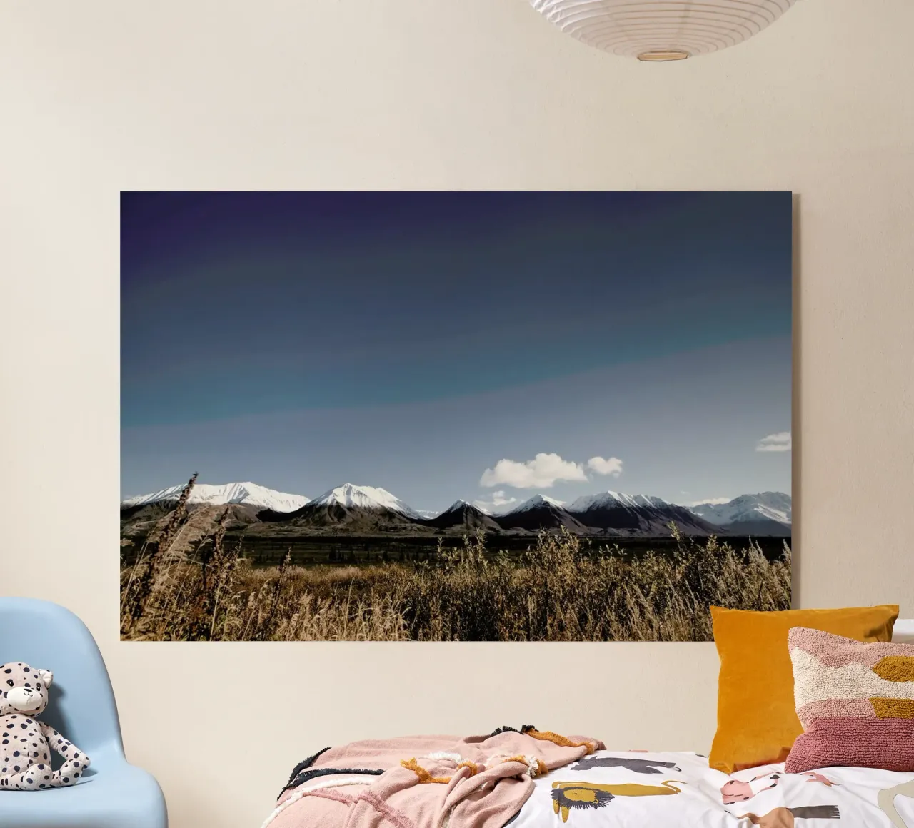 Alaska Range acrylic glass by Cordula Schaefer