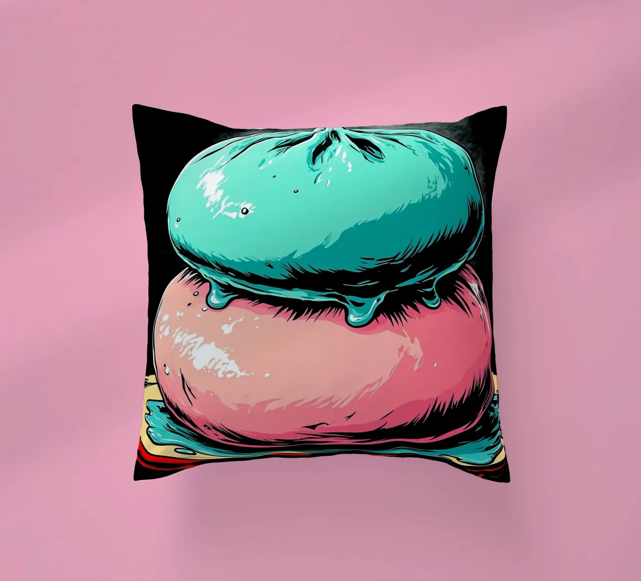 Gnocchi - Pop Art cuscino da ColorCrash Gallery