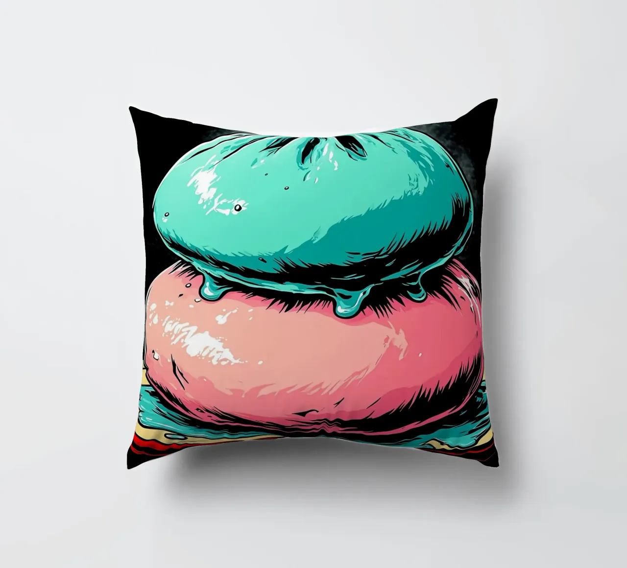 Gnocchi - Pop Art cuscino da ColorCrash Gallery