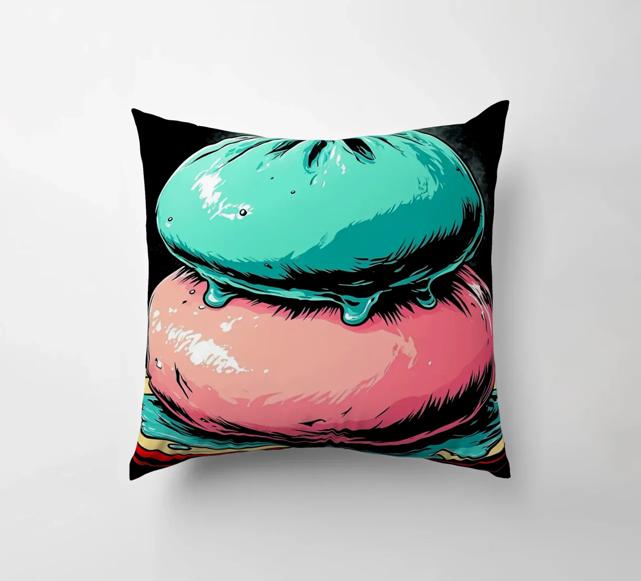 Gnocchi - Pop Art cuscino da ColorCrash Gallery