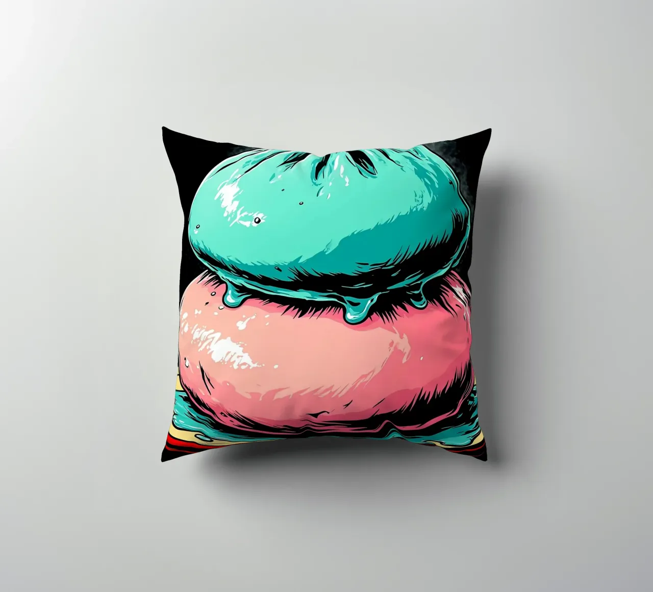 Gnocchi - Pop Art cuscino da ColorCrash Gallery
