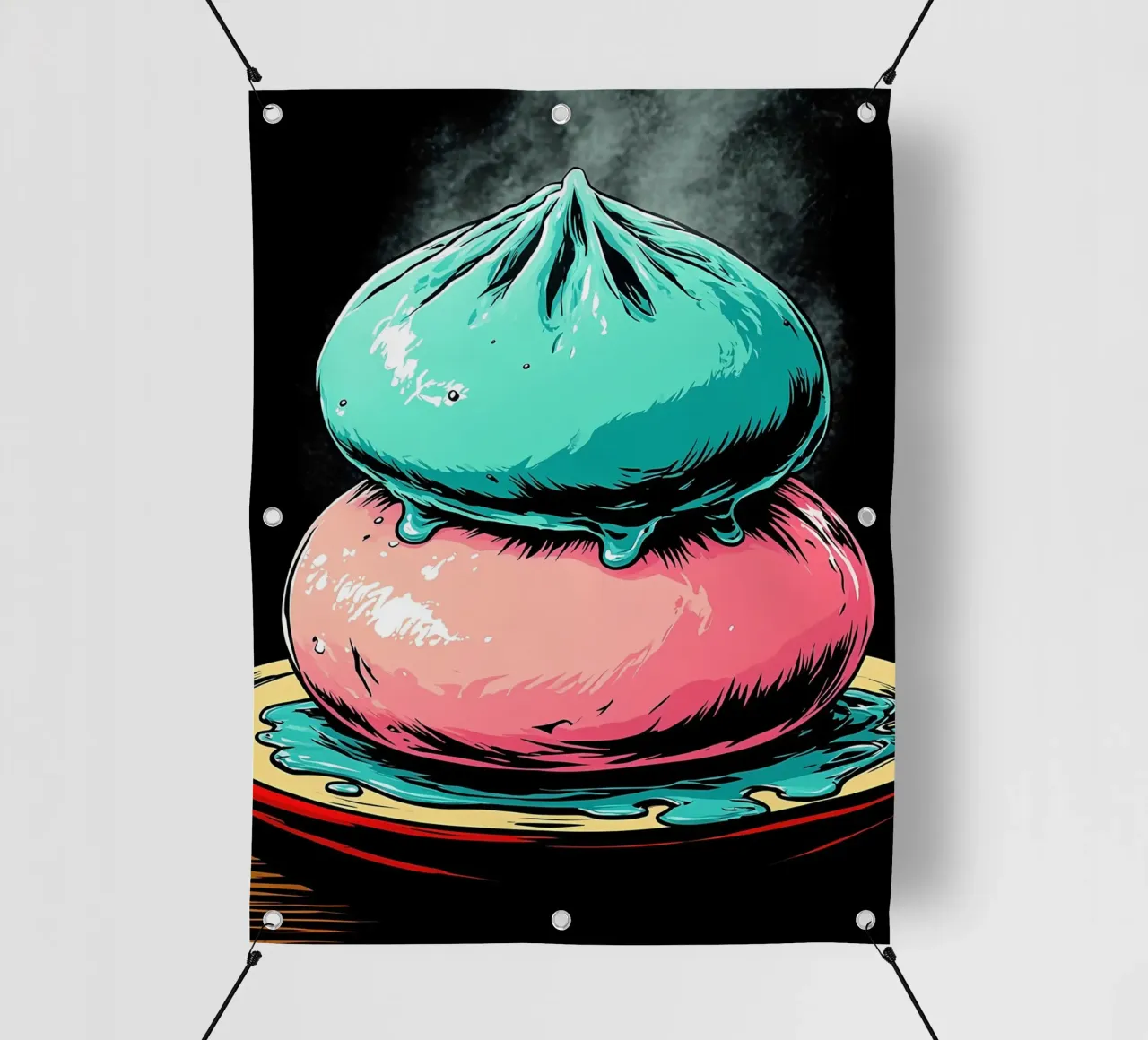 Gnocchi - Pop Art telo in pvc da ColorCrash Gallery