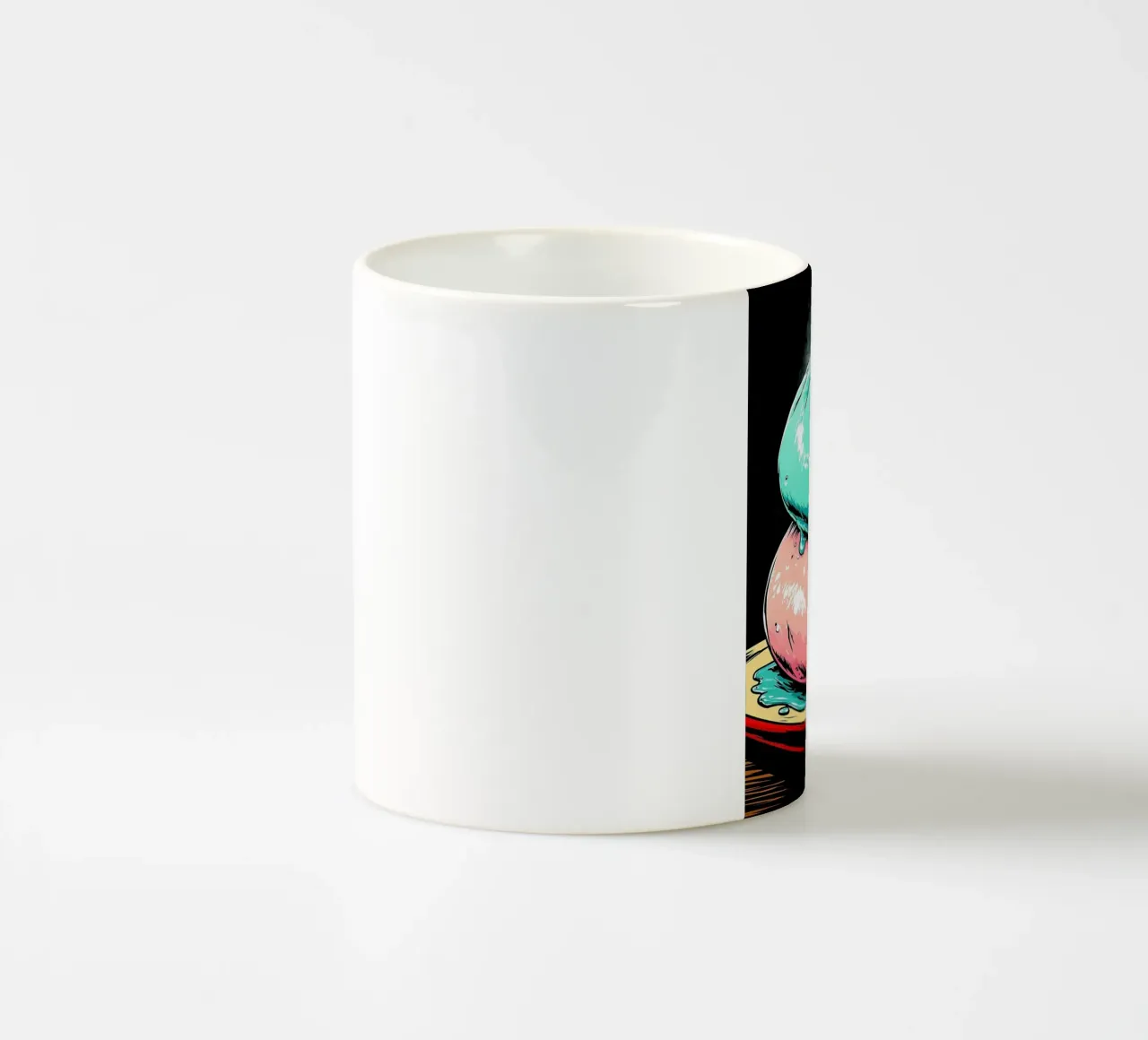 Gnocchi - Pop Art tazza in ceramica da ColorCrash Gallery