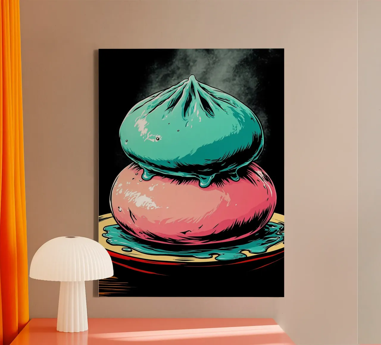 Gnocchi - Pop Art tela da ColorCrash Gallery