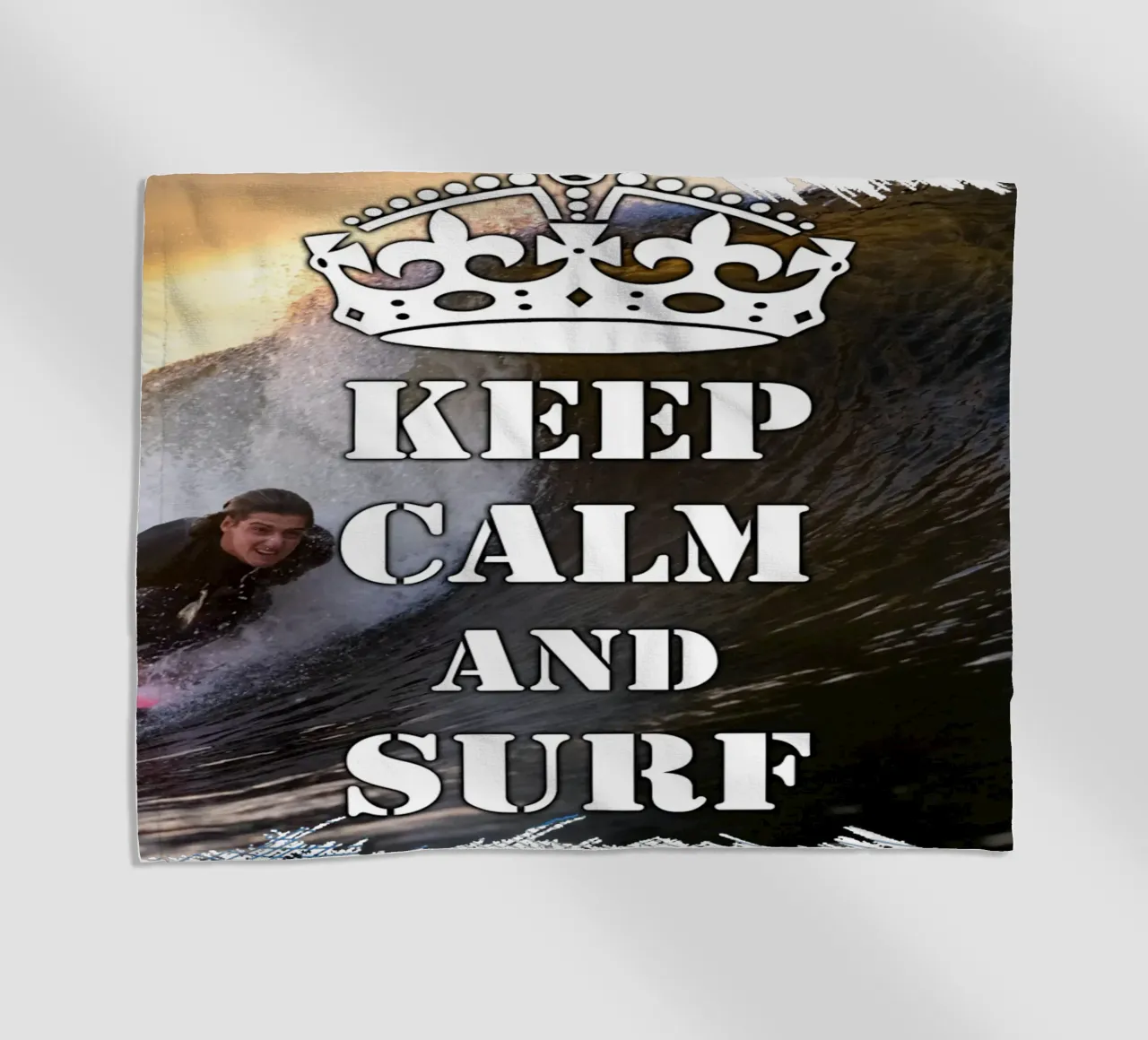 Mantieni la calma e naviga 82b telo mare da surfer28