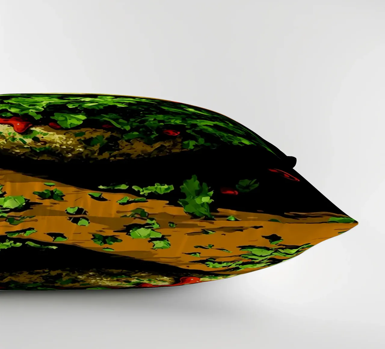 Hamburger - Pop Art cuscino da ColorCrash Gallery