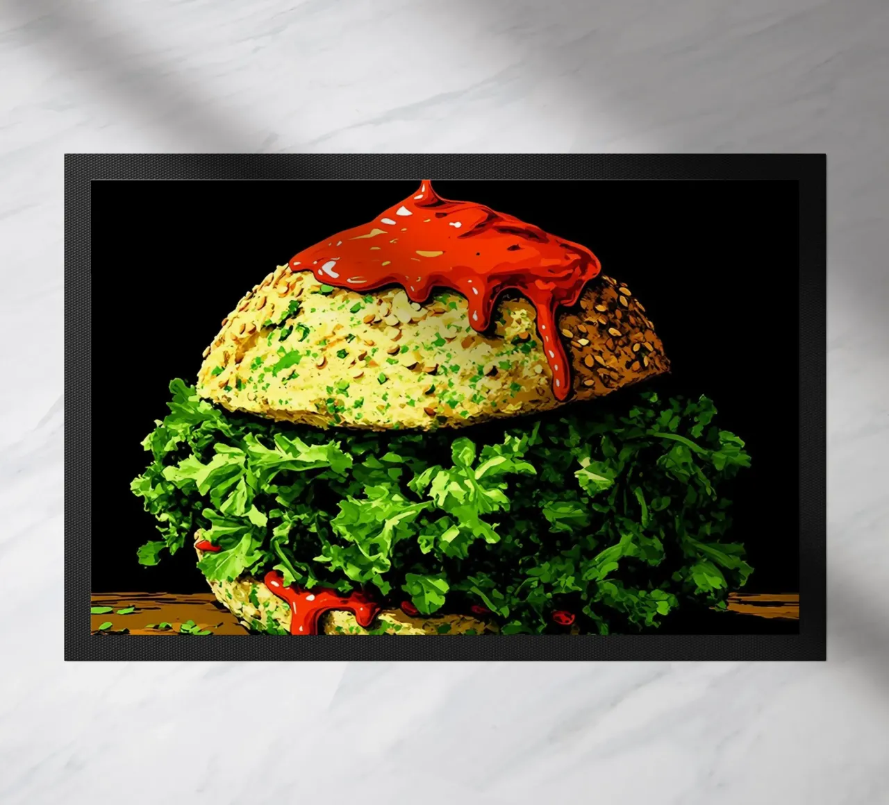 Hamburger - Pop Art zerbino da ColorCrash Gallery