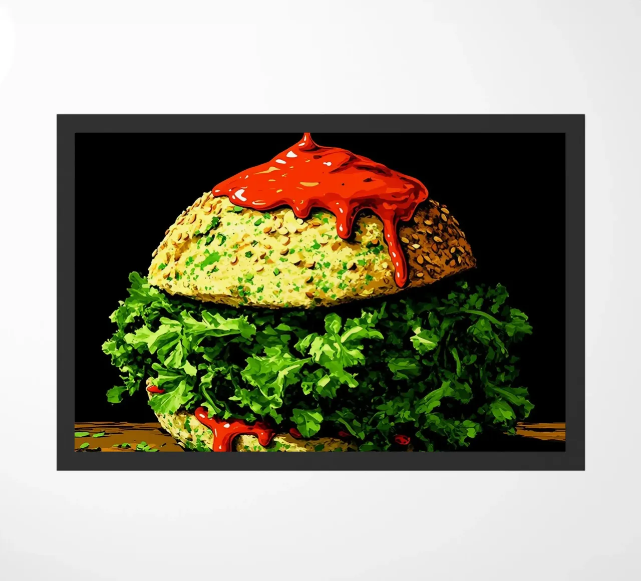 Hamburger - Pop Art zerbino da ColorCrash Gallery
