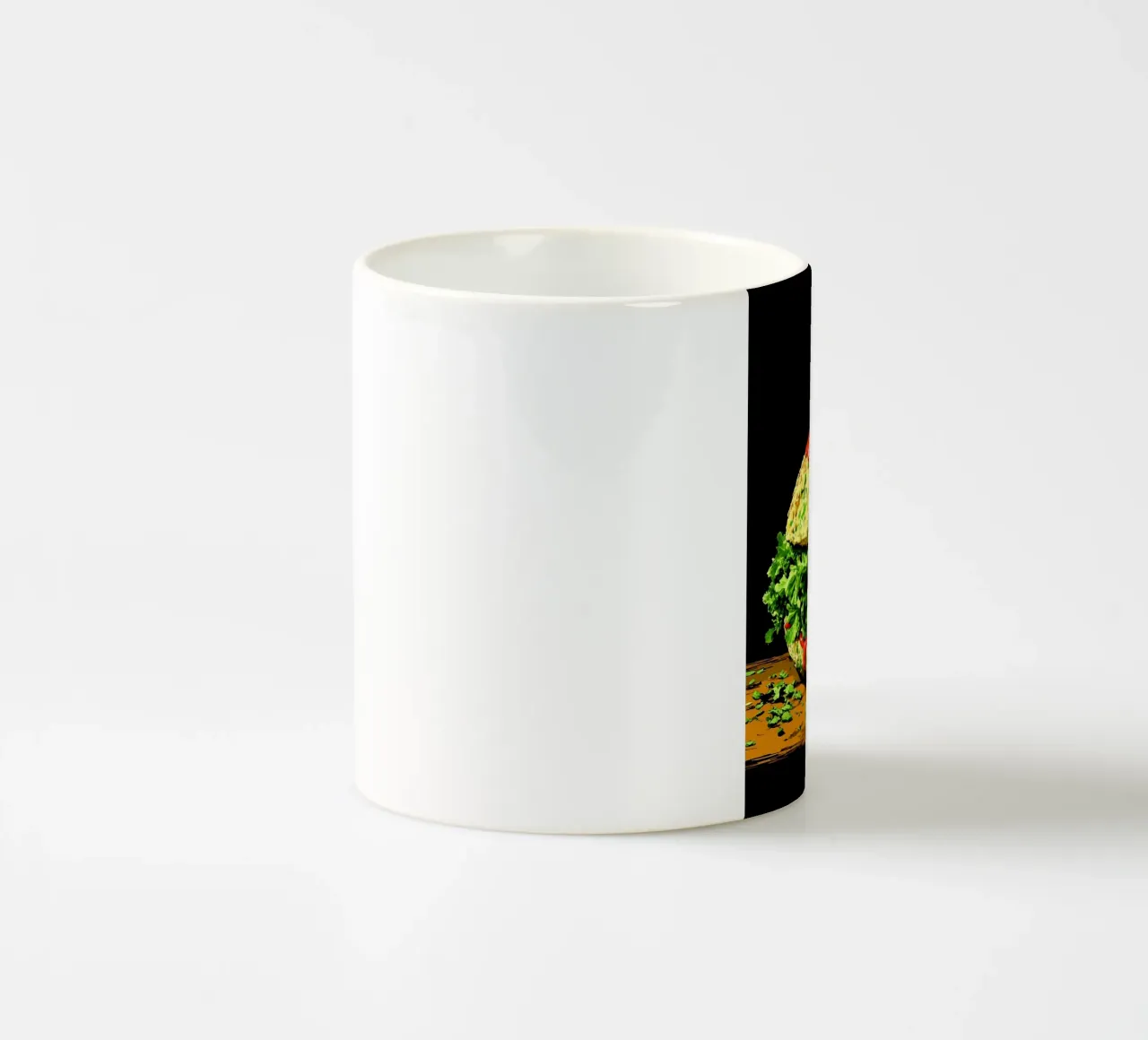 Hamburger - Pop Art tazza in ceramica da ColorCrash Gallery