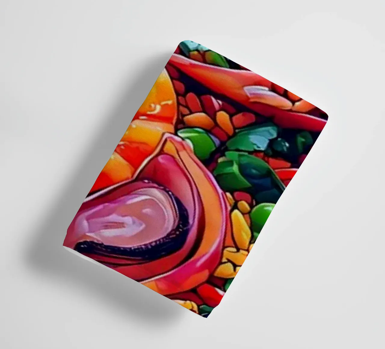 Riso fritto ai gamberetti - Pop Art asciugamano da bagno da ColorCrash Gallery