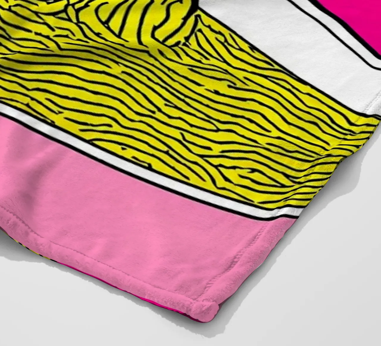 Tagliatelle - Pop Art coperta in pile da ColorCrash Gallery