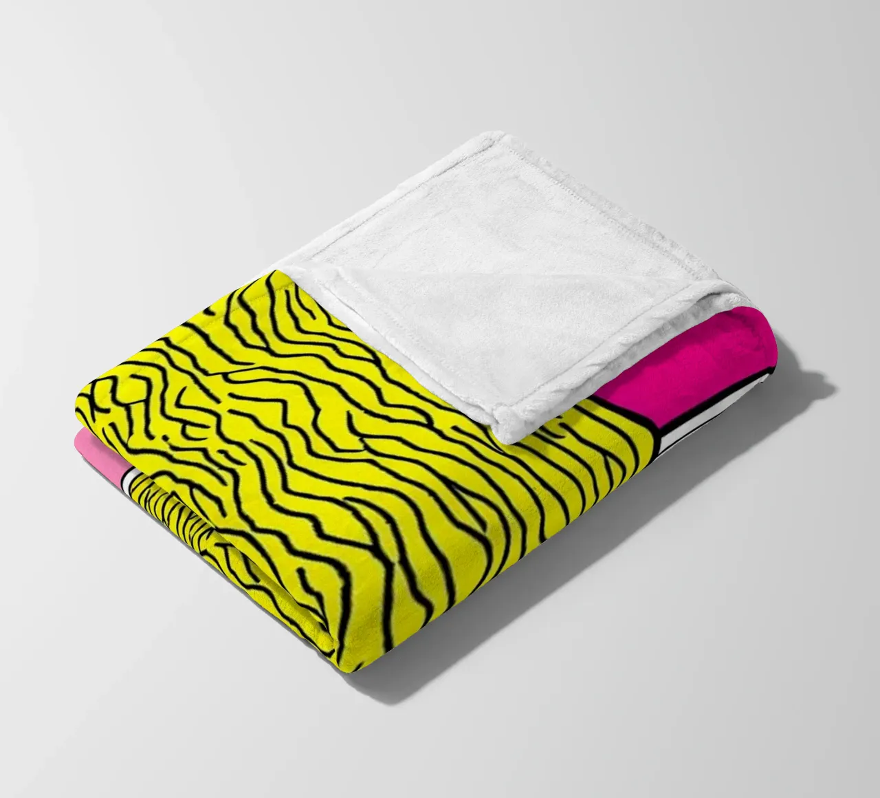 Tagliatelle - Pop Art coperta in pile da ColorCrash Gallery