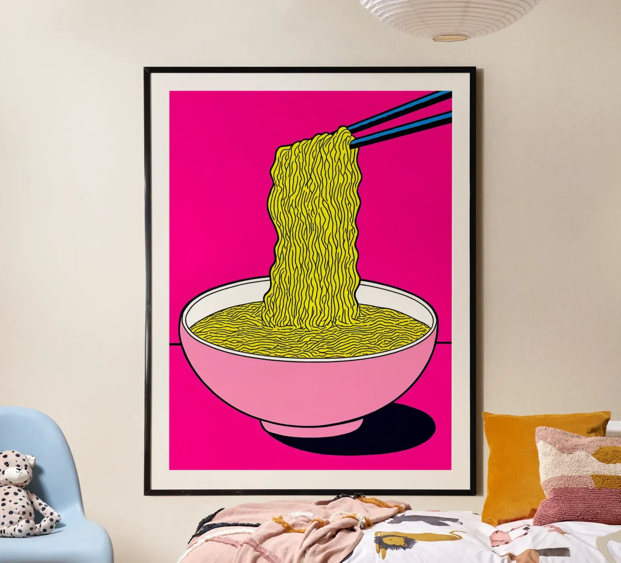 Tagliatelle - Pop Art poster da ColorCrash Gallery