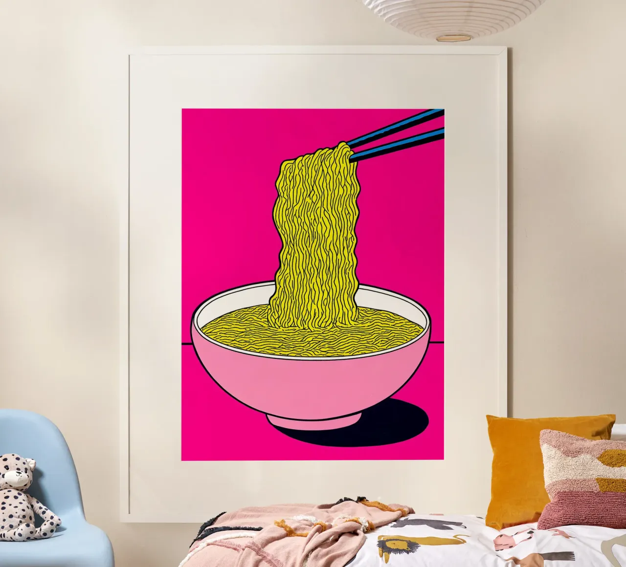 Tagliatelle - Pop Art poster da ColorCrash Gallery