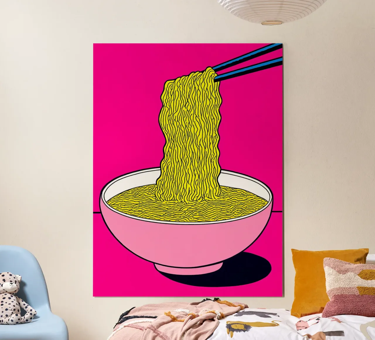 Tagliatelle - Pop Art poster da ColorCrash Gallery