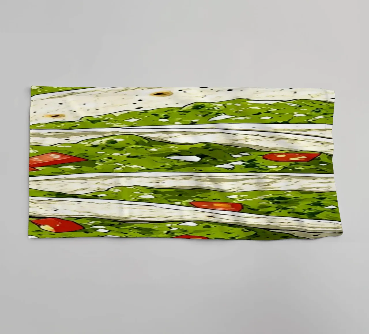Tacos - Pop Art asciugamano da bagno da ColorCrash Gallery