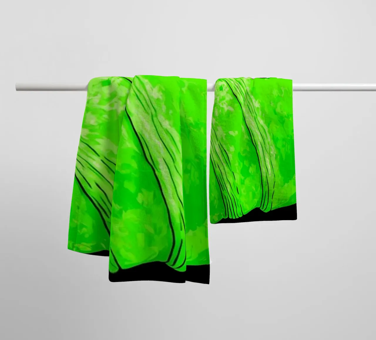 Croissant - Pop Art asciugamano da bagno da ColorCrash Gallery