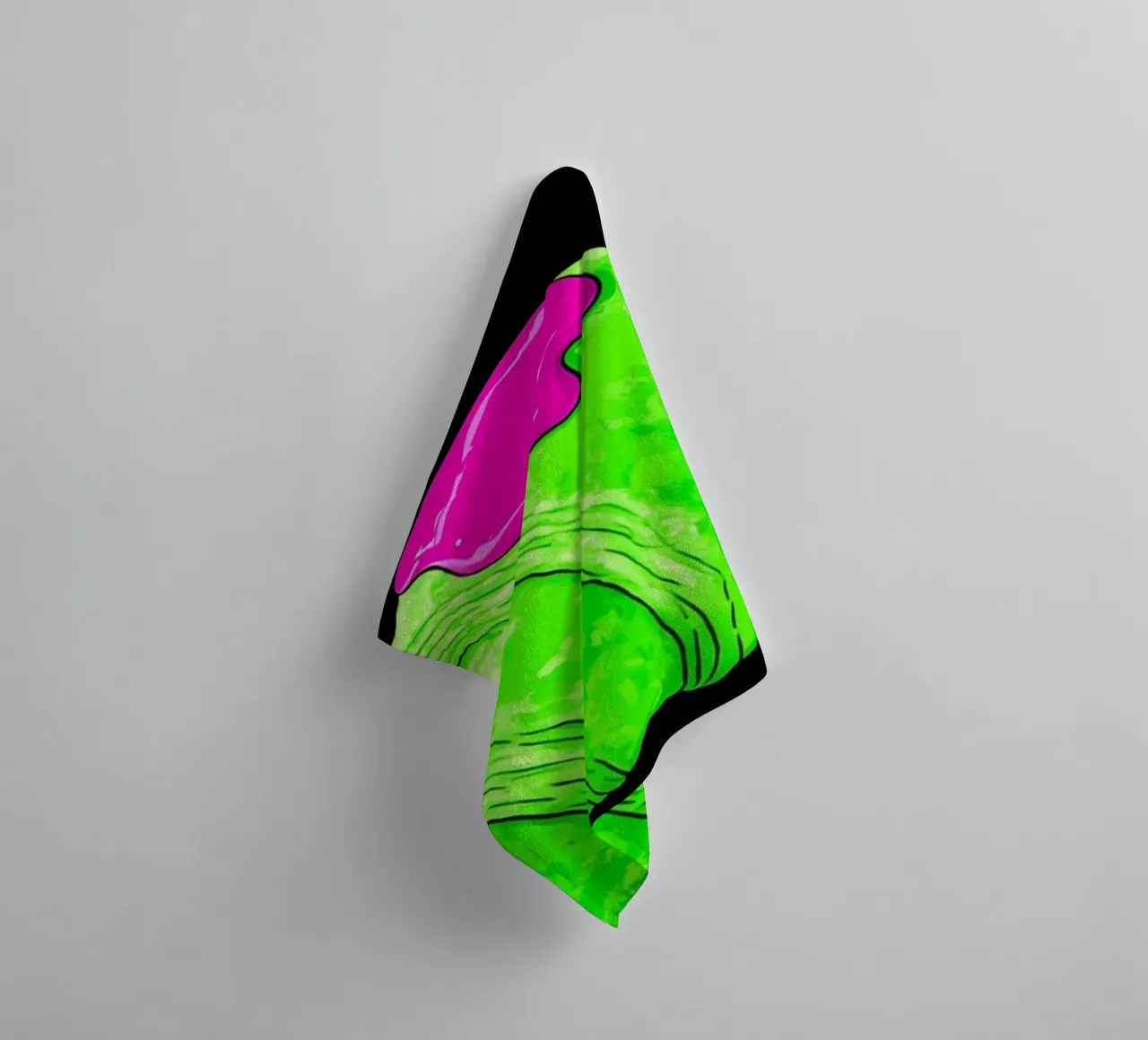 Croissant - Pop Art asciugamano da bagno da ColorCrash Gallery