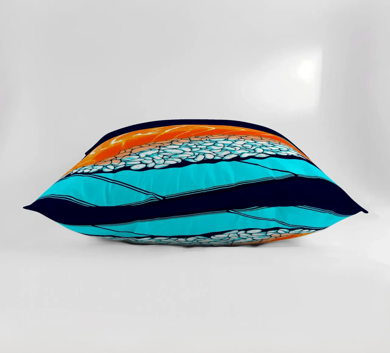 Sushi di salmone - Pop Art cuscino da ColorCrash Gallery