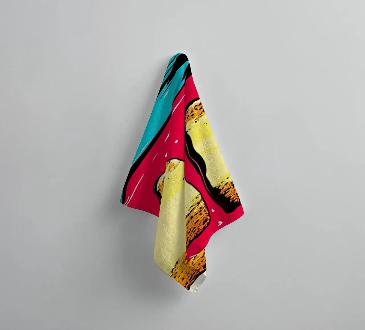 Cake - Pop Art towel by ColorCrash Gallery