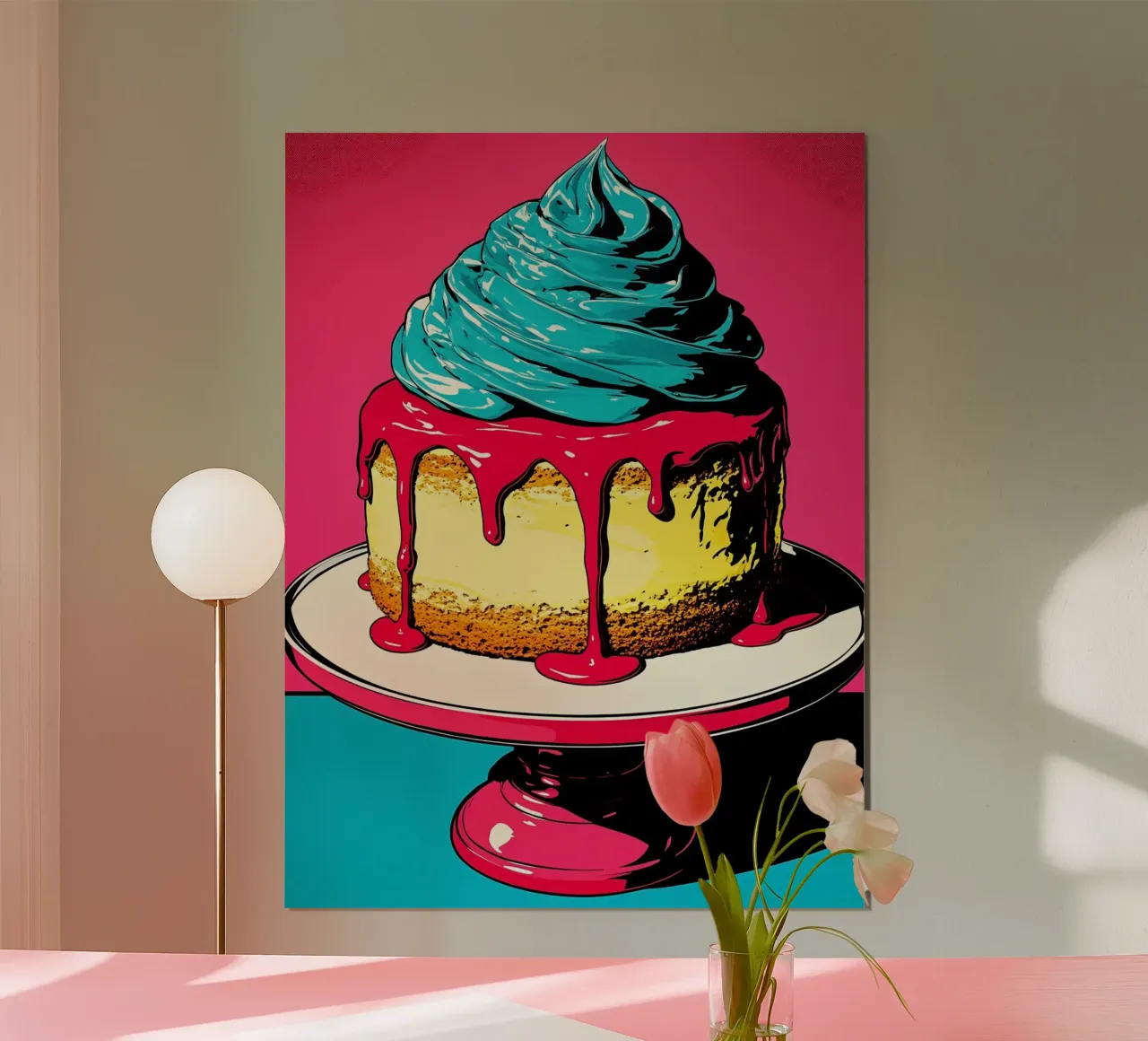 Torta - Pop Art carta hahnemühle da ColorCrash Gallery