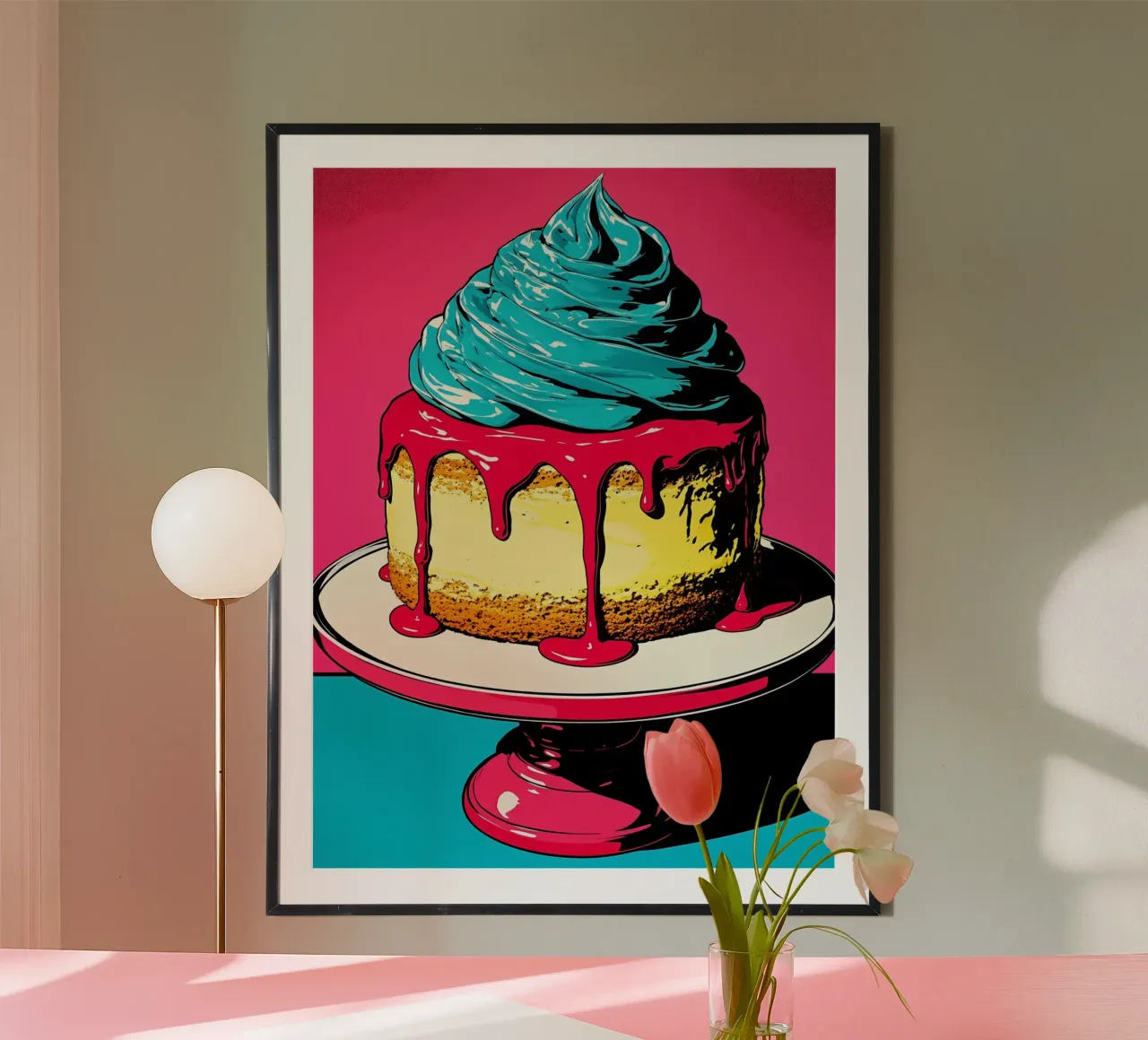 Torta - Pop Art carta hahnemühle da ColorCrash Gallery