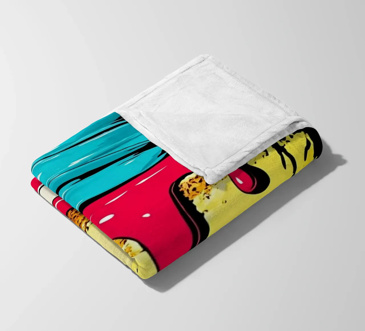 Torta - Pop Art coperta in pile da ColorCrash Gallery