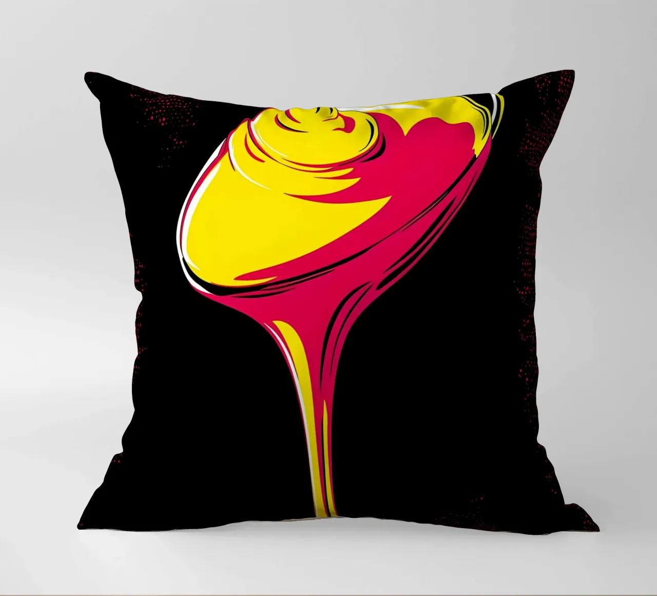 Cucchiaio che gocciola - Pop Art cuscino da ColorCrash Gallery