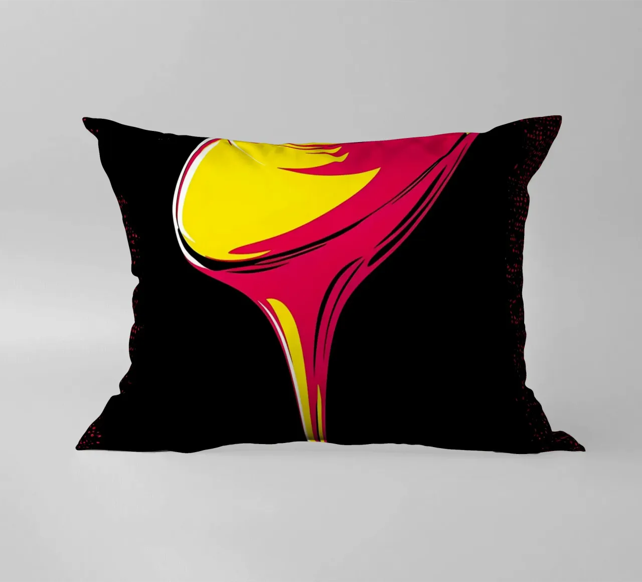Cucchiaio che gocciola - Pop Art cuscino da ColorCrash Gallery