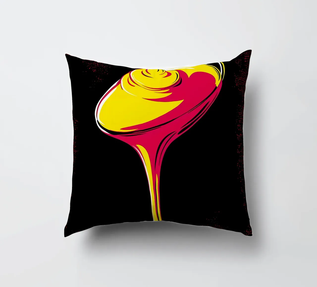 Cucchiaio che gocciola - Pop Art cuscino da ColorCrash Gallery