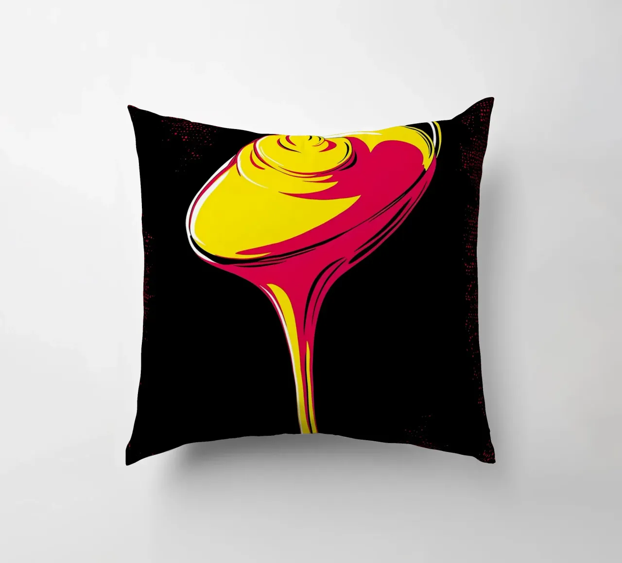 Cucchiaio che gocciola - Pop Art cuscino da ColorCrash Gallery