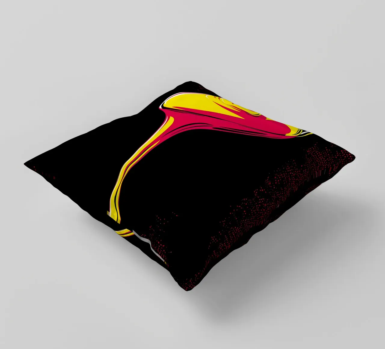 Cucchiaio che gocciola - Pop Art cuscino da ColorCrash Gallery