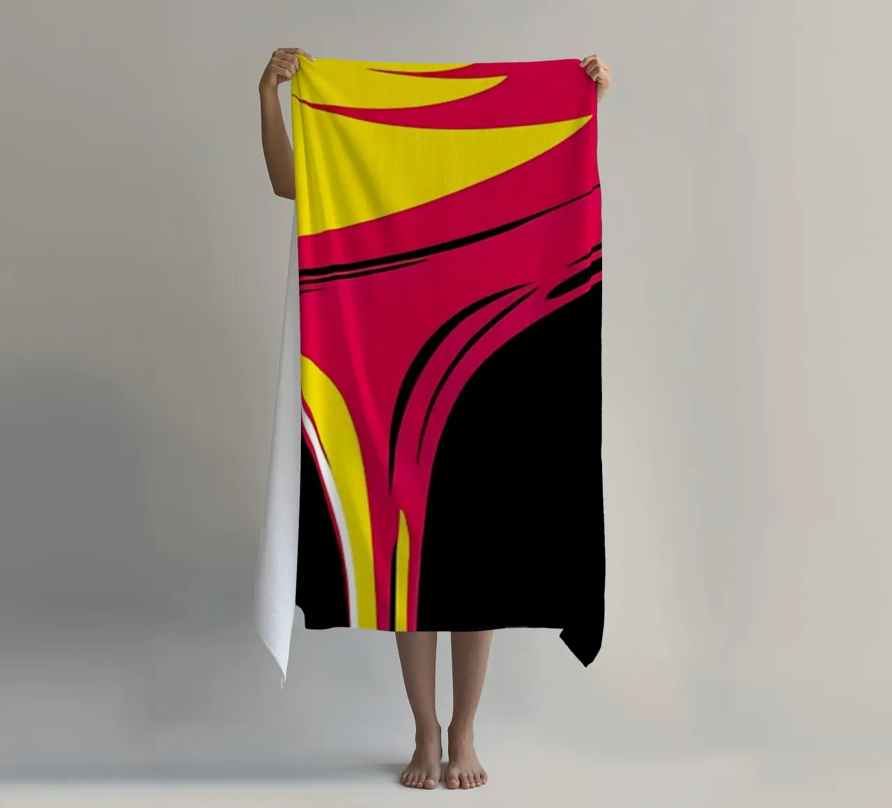 Cucchiaio che gocciola - Pop Art telo mare da ColorCrash Gallery