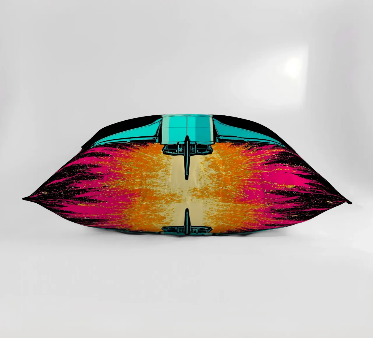 Navetta spaziale - Pop Art cuscino da ColorCrash Gallery