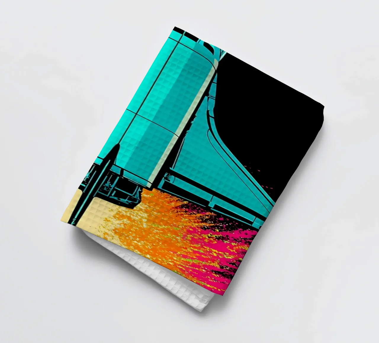 Navette spatiale - Pop Art torchon de ColorCrash Gallery