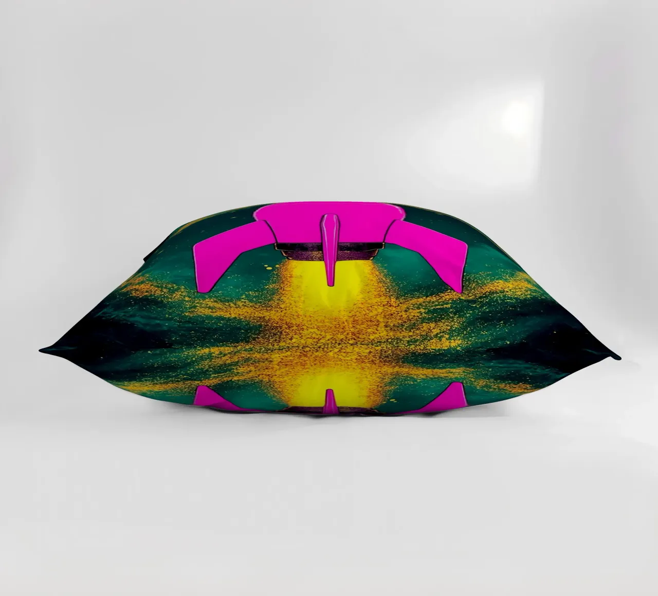 Lancio di una nave spaziale - Pop Art cuscino da ColorCrash Gallery