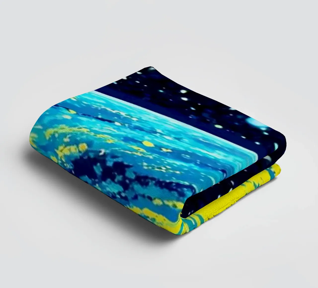 Space Window - Pop Art towel by ColorCrash Gallery