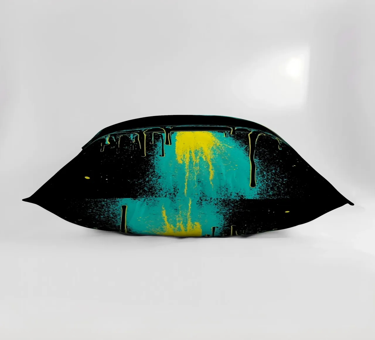 Astronave che gocciola - Pop Art cuscino da ColorCrash Gallery
