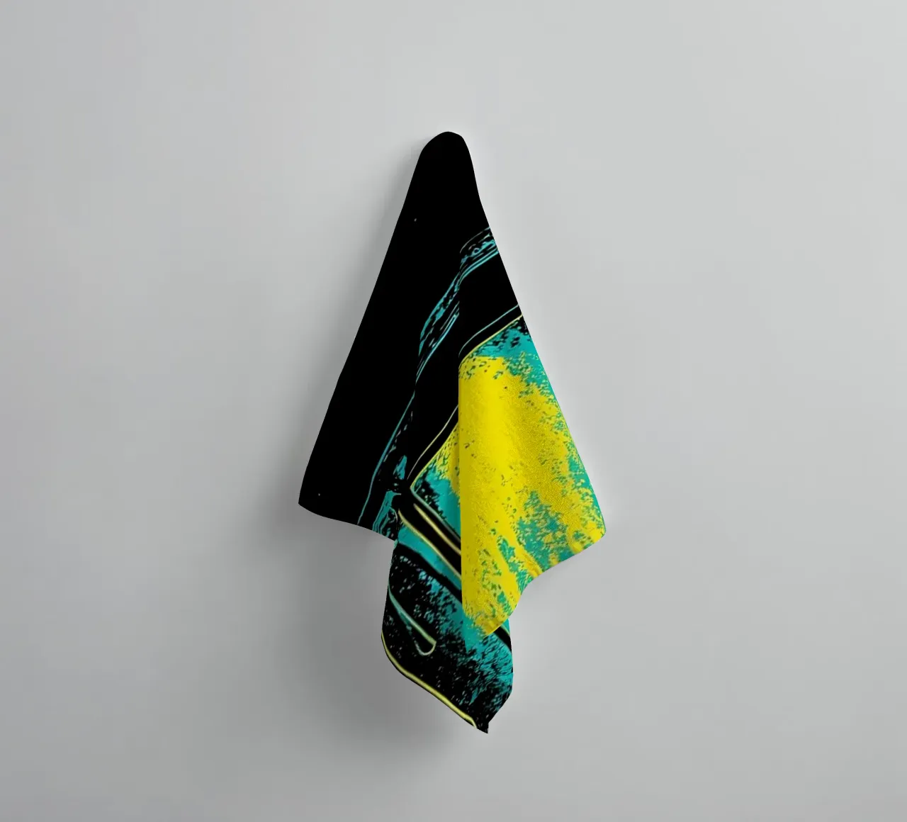 Spaceship Dripping - Pop Art towel by ColorCrash Gallery