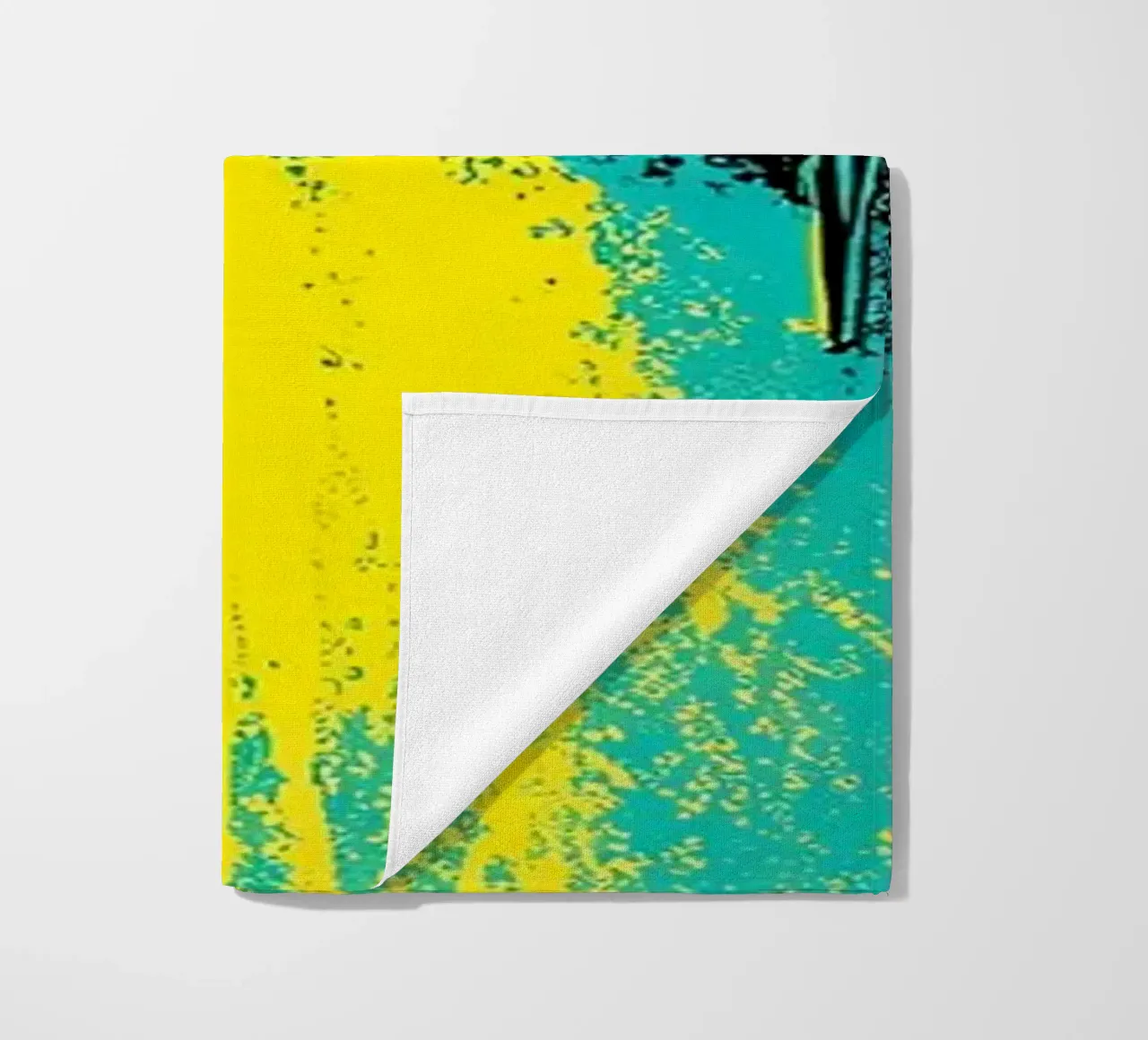 Astronave che gocciola - Pop Art telo mare da ColorCrash Gallery