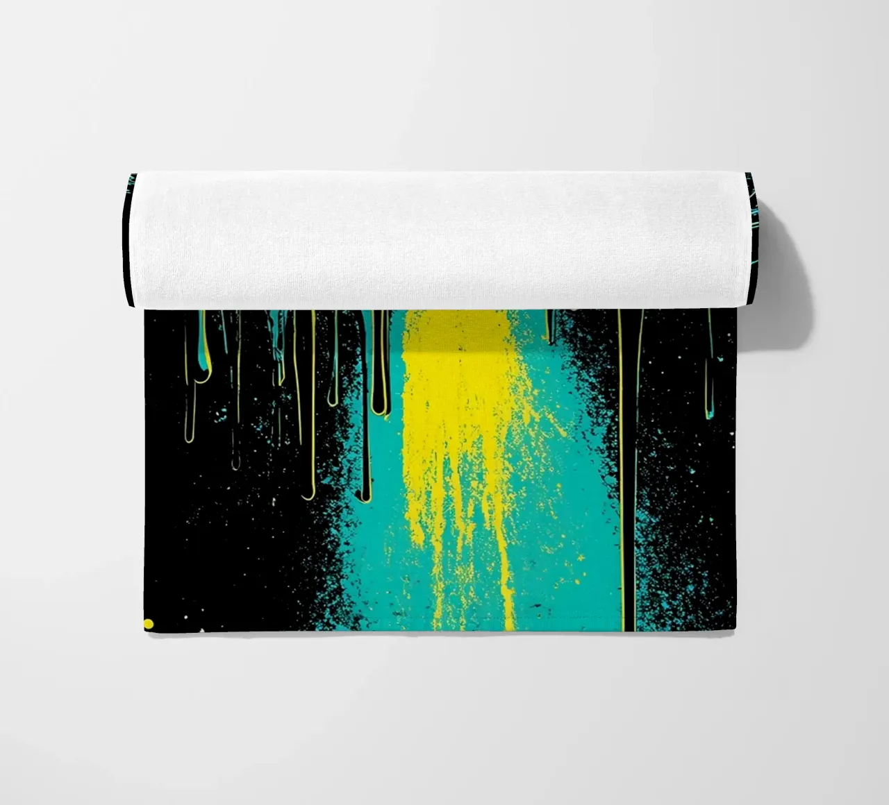 Astronave che gocciola - Pop Art telo mare da ColorCrash Gallery