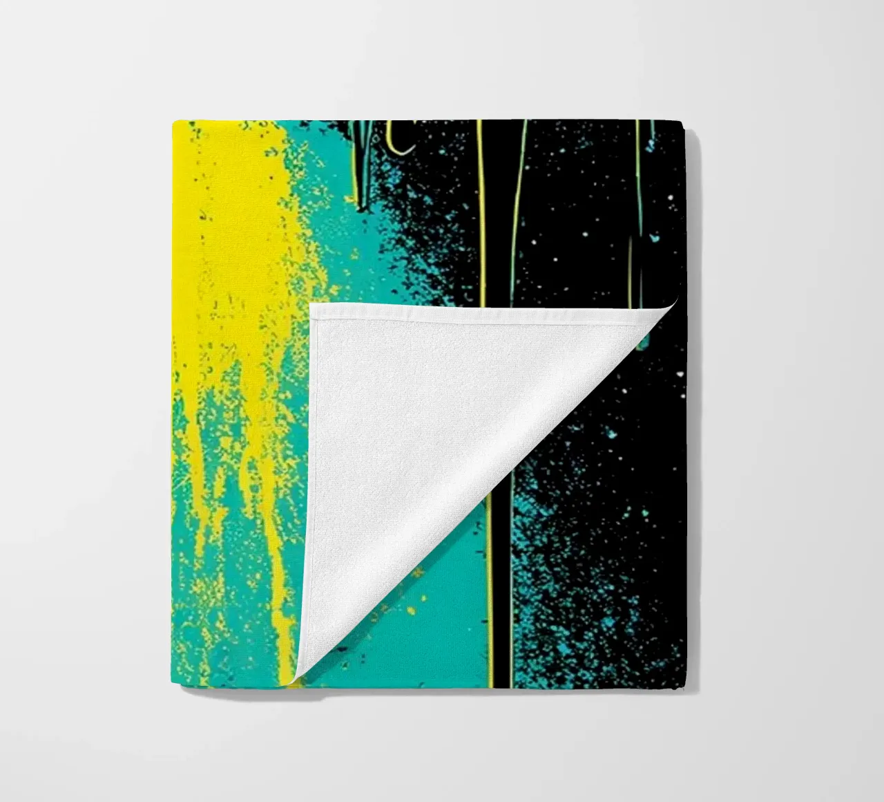 Astronave che gocciola - Pop Art telo mare da ColorCrash Gallery