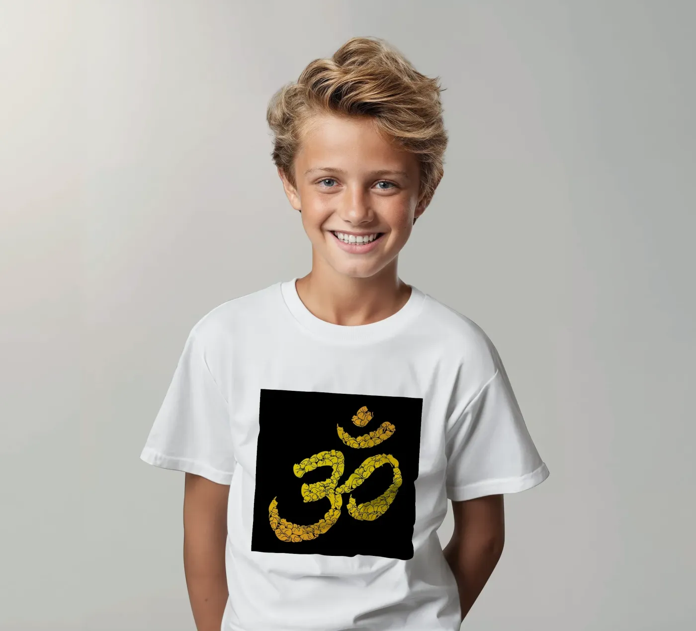 Om Cat kinder t-shirt van Tobe Fonseca